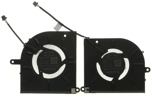Main image of CPU and GPU Cooling Fan Replacement for Dell Alienware M16 R2 ND8CC32-23F17 ND8CC31-23F16 EG75071S1-C410-S9A EG75071S1-C420-S9A 2GN4X 02GN4X DC12V Fan