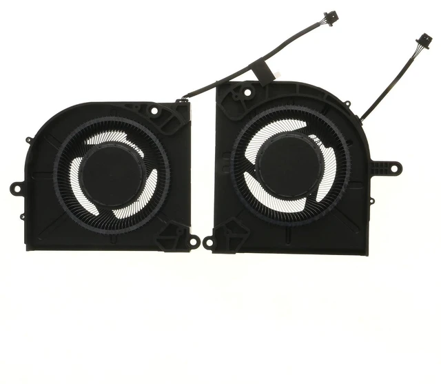 Alt view image 2 of 6 - CPU and GPU Cooling Fan Replacement for Dell Alienware M16 R2 ND8CC32-23F17 ND8CC31-23F16 EG75071S1-C410-S9A EG75071S1-C420-S9A 2GN4X 02GN4X DC12V Fan