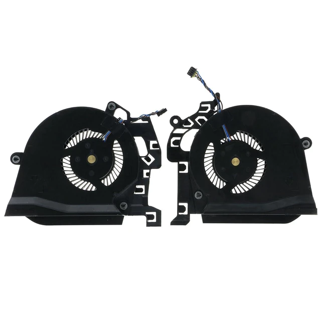 Alt view image 2 of 6 - CPU&GPU Cooling Fan Replacement for HP ZBook 15 G5 G6 L30894-001 L30895-001 L28713-001