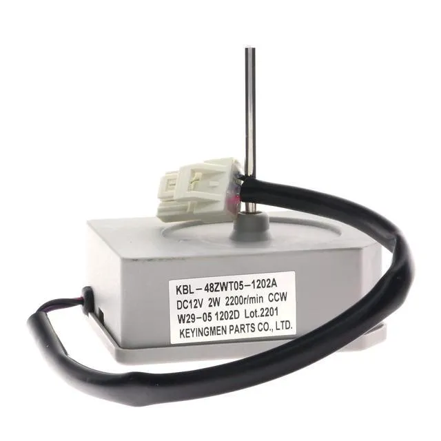 Alt view image 2 of 5 - KBL-48ZWT05-1202A Refrigerator Evaporator Fan Motor Replacement Compatible with Fridge Models Magic Chef HMDR1000, Omar, Frigidaire FFET1022 FFET1222 Series, 12V DC 2W 2200RPM 3-Pin