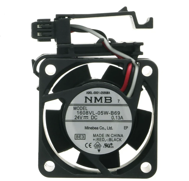 Main image of 1608VL-05W-B69 Cooling Fan Motor Replacement for FANUC A90L-0001-0566 SanAce 9WF0424S604B 40x40x20mm 3-Wire 4-Pin 24V 0.13A