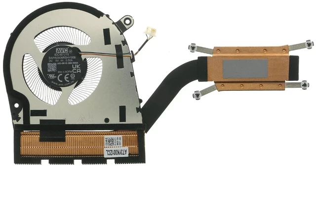 Main image of 021KT2 CPU Cooling Fan with Heatsink Replacement for Dell Latitude 7440 E7440 2-in-1 21KT2 BAPA0906R5HY008 AT3YK001ZCL DC 5V 0.5A 6-Pin 4-Wire