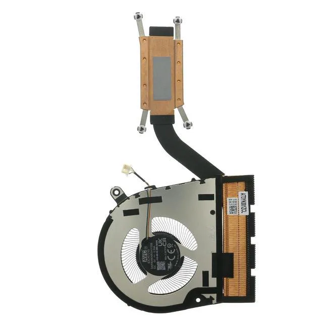 Alt view image 4 of 4 - 021KT2 CPU Cooling Fan with Heatsink Replacement for Dell Latitude 7440 E7440 2-in-1 21KT2 BAPA0906R5HY008 AT3YK001ZCL DC 5V 0.5A 6-Pin 4-Wire