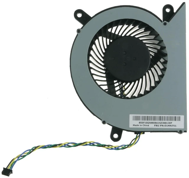 Alt view image 3 of 4 - Replacement CPU Cooling Fan for Lenovo THINKCENTRE AIO M820Z M90A M70A IDEACENTRE AIO 3-24ITL6 3-24ALC6 3-24ADA6 730S-24IKB BAZA1018R2U-P001 01MN751 DC 12V 1A