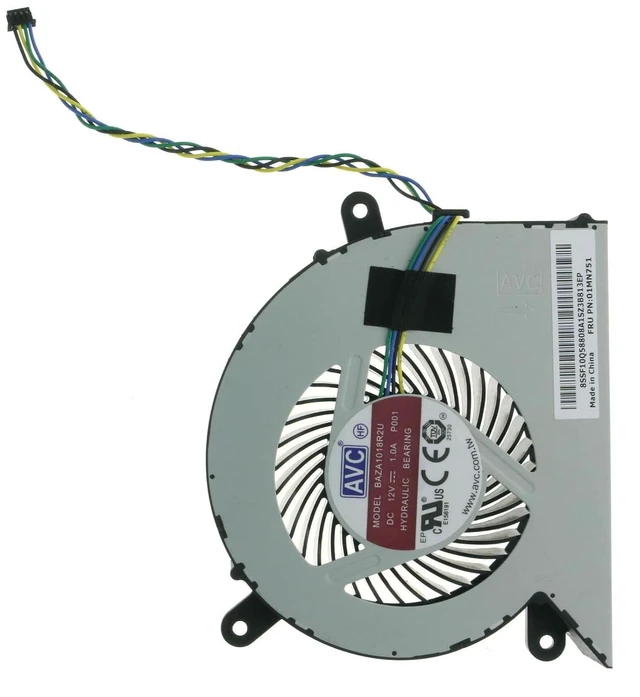 Alt view image 4 of 4 - Replacement CPU Cooling Fan for Lenovo THINKCENTRE AIO M820Z M90A M70A IDEACENTRE AIO 3-24ITL6 3-24ALC6 3-24ADA6 730S-24IKB BAZA1018R2U-P001 01MN751 DC 12V 1A