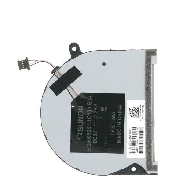 Alt view image 3 of 4 - Replacement CPU Cooling Fan for HP Envy 13-BA 13-BA0017TX 13-BA0038TX 13-BA1093CL L94043-001 DC20888R0D0 EG50040S1-1C100-S9A
