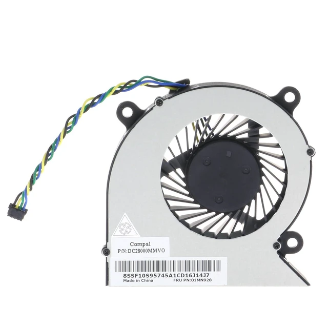 Alt view image 2 of 4 - Replacement CPU Cooling Fan for Lenovo Ideacentre AIO 3-24IIL5 3-22IIL A340-22IWL A340-24IWL A340-24IGM V30a-22IIL V30a-22IML V30a-24IML Desktop 01MN928 DC28000MMV0