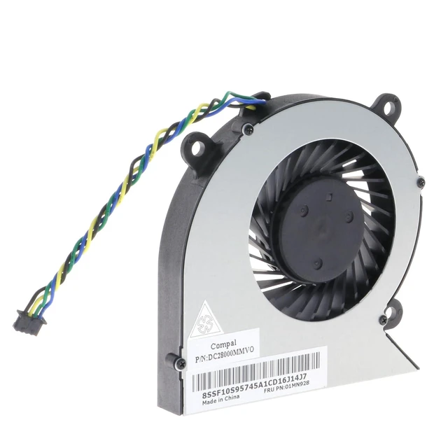 Alt view image 3 of 4 - Replacement CPU Cooling Fan for Lenovo Ideacentre AIO 3-24IIL5 3-22IIL A340-22IWL A340-24IWL A340-24IGM V30a-22IIL V30a-22IML V30a-24IML Desktop 01MN928 DC28000MMV0