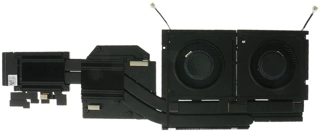 Alt view image 2 of 5 - 0RPD7J CPU Cooling Fan with Heatsink Replacement for Dell Precision 7770 M7770 A5600 06VJDM 0HN24M MG75090V1-C291-S9A MG75090V1-C290-S9A DC 5V 0.8A 4-Pin
