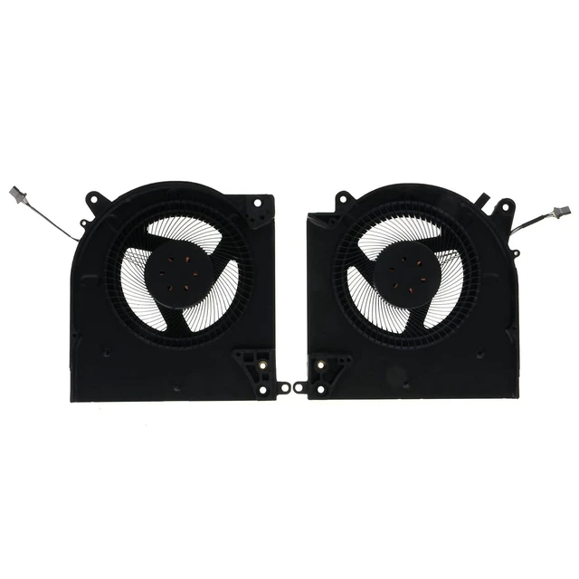 Alt view image 2 of 6 - 0TG9V0 0D1X38 CPU+GPU Cooling Fan Replacement for DELL Alienware M15 R3 R4 RTX 2070 3070 12V TG9V0 D1X38 FM7C FM7D