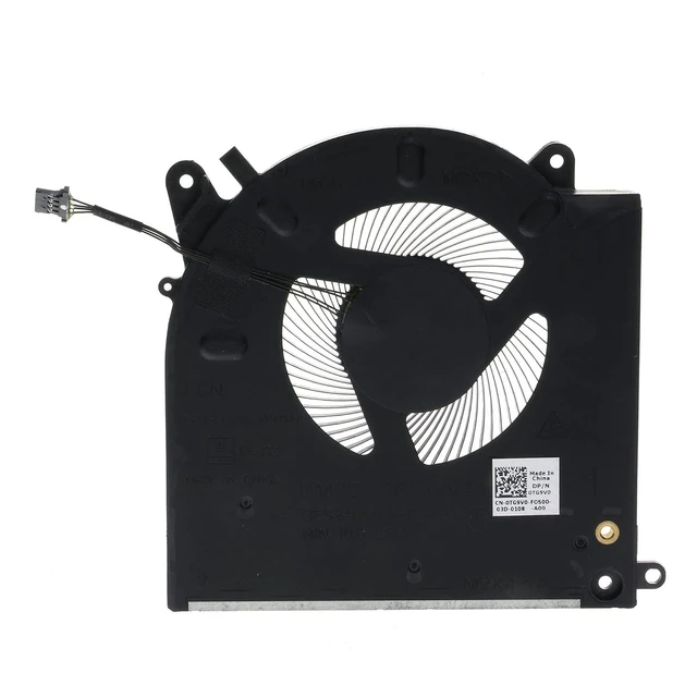 Alt view image 3 of 6 - 0TG9V0 0D1X38 CPU+GPU Cooling Fan Replacement for DELL Alienware M15 R3 R4 RTX 2070 3070 12V TG9V0 D1X38 FM7C FM7D