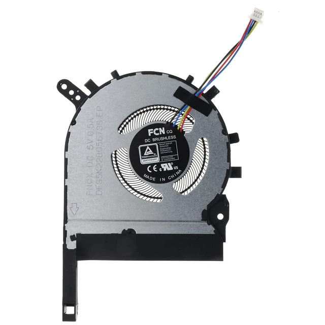 Alt view image 3 of 5 - Replacement CPU+GPU Cooling Fan for ASUS TUF A15 FA506Q FA506IC FA506IE FA506IHR FA506QE FA506QM FX506HC FX506HE FX506HM A17 FA706Q FA706IC FA706IE FA706IHR FA706QE FA706QM FA706QR FX706HC FX706HE