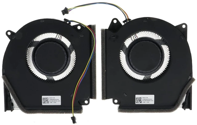 Alt view image 2 of 6 - Replacement CPU & GPU Cooling Fan for ASUS ROG Strix G15 Advantage Edition G513QY G713QY FR8A FR9J DFSCL12E16486T 13NR06X0T02011 FR8B FR9K DFSCK22D05883T 13NR06X0T01011 DC 12V