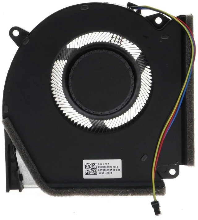 Alt view image 6 of 6 - Replacement CPU & GPU Cooling Fan for ASUS ROG Strix G15 Advantage Edition G513QY G713QY FR8A FR9J DFSCL12E16486T 13NR06X0T02011 FR8B FR9K DFSCK22D05883T 13NR06X0T01011 DC 12V