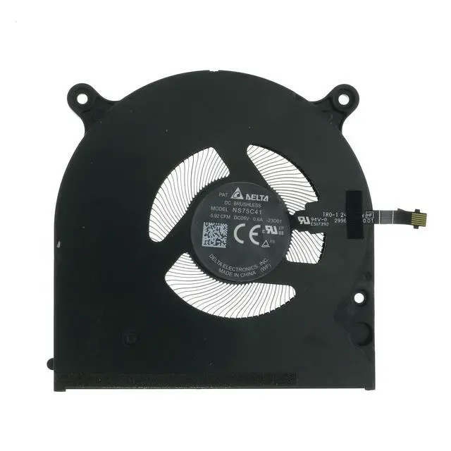 Alt view image 5 of 6 - 06P46H 0JTNN3 Replacement CPU+GPU Cooling Fan for Dell XPS 16 9640 F966V NS75C41-23D01 023.100VQ.0001 8GVMH NS75C42-23D02 023.100VR.0001