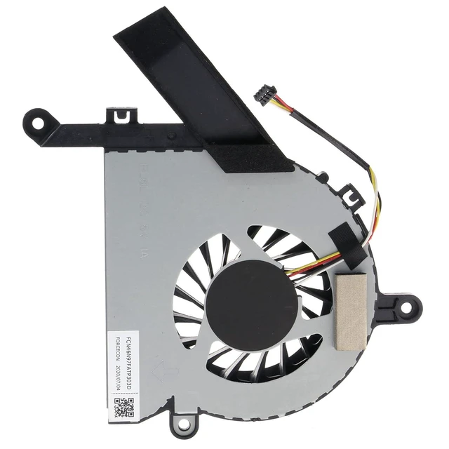 Alt view image 2 of 4 - Replacement CPU Cooling Fan for HP All-in-one 22-C 22-C0063W 24-F 24-F0014 FL6L 46n97fatp303 L15723-001