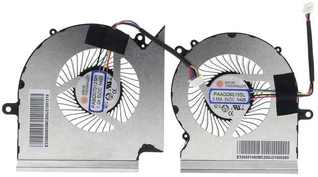 Main image of Replacement CPU+GPU Cooling Fan for MSI GE65 Raider GL65 GP65 WE65 9TI 9TJ Leopard MS-16U1 PABD07012SH N425 PAAD06015SL N426