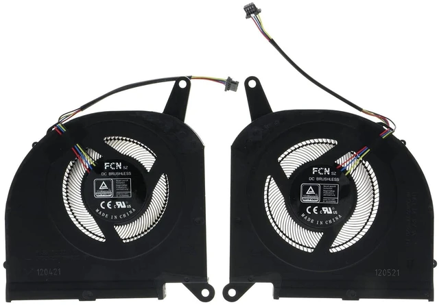 Main image of Replacement 12V 12W CPU+GPU Cooling Fan (9.9mm Thickness) for Gigabyte Aorus Laptops