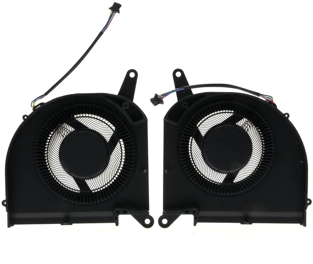 Alt view image 2 of 6 - Replacement 12V 12W CPU+GPU Cooling Fan (9.9mm Thickness) for Gigabyte Aorus Laptops