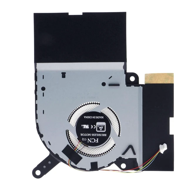 Alt view image 4 of 5 - Replacement GPU Cooling Fan for Asus ROG Strix G512LU G531GU G531GV G712LU G731GU G731GV 5V 13NR01I0P02111 FMMR DFS5K12115491L