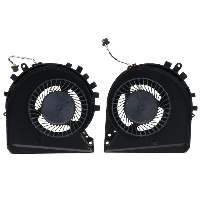 Alt view image 2 of 6 - Replacement CPU&GPU Cooling Fan for HP Pavilion Gaming 15 Laptop 15-DK 15-DK0068WM 15-DK0020NR 0030NR L57170-001 TPN-C141 DC 5V