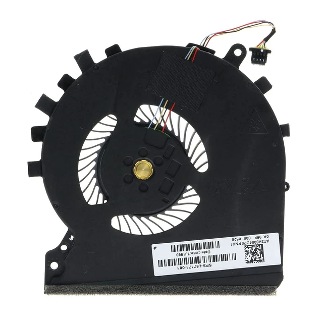 Alt view image 5 of 6 - Replacement CPU&GPU Cooling Fan for HP Pavilion Gaming 15 Laptop 15-DK 15-DK0068WM 15-DK0020NR 0030NR L57170-001 TPN-C141 DC 5V