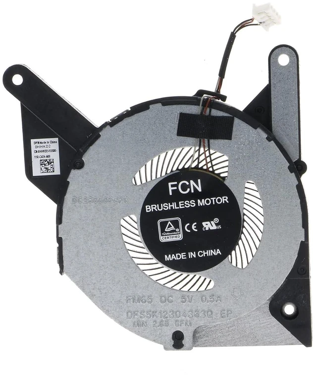 Main image of 0HHKD2 CPU Cooling Fan Replacement for DELL Latitude 5410 HHKD2 FM65 DFS5K12304363Q
