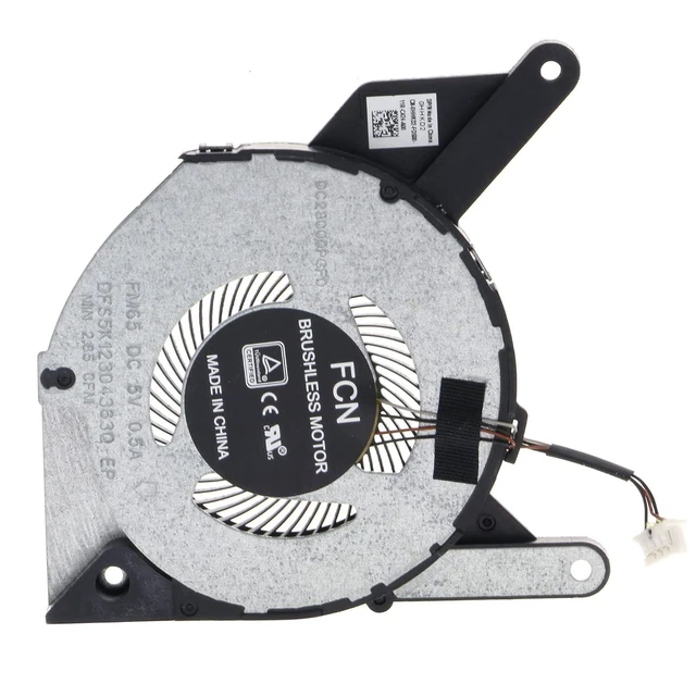 Alt view image 2 of 4 - 0HHKD2 CPU Cooling Fan Replacement for DELL Latitude 5410 HHKD2 FM65 DFS5K12304363Q
