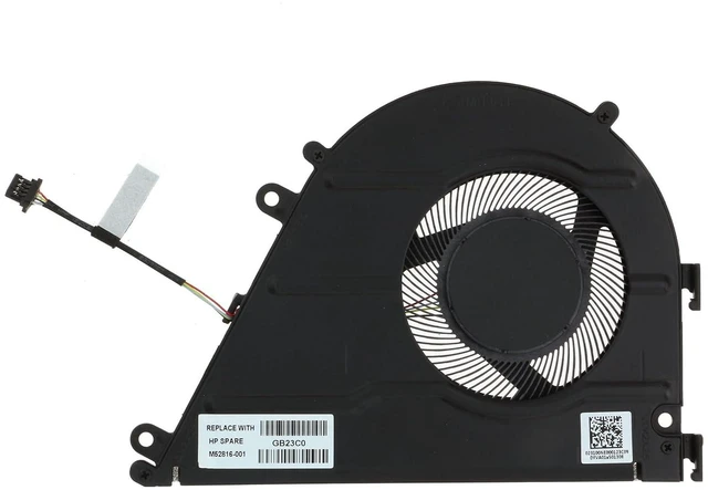 Alt view image 2 of 4 - Replacement CPU Cooling Fan for HP Pavilion Aero 13-BE 13-BE00XX 13-BE10XX 13-BE20XX M52816-001 FNA0