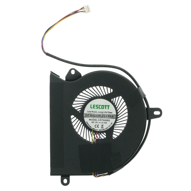 Alt view image 4 of 4 - CPU Cooling Fan LD7509S5 DC5V 0.16A 4-Pin for ACEMAGICIAN Mini PC CK11