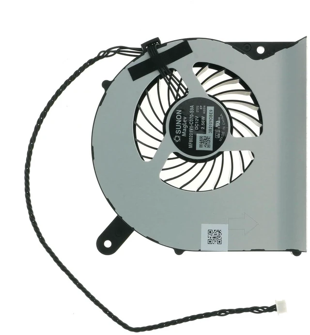 Alt view image 3 of 4 - Replacement CPU Cooling Fan for Intel NUC9 Extreme Mekit (Ghost Canyon) NUC9VXQNX NUC9i9QNX NUC9i7QNX PVB080G12H MF80201V1-C070-S9A