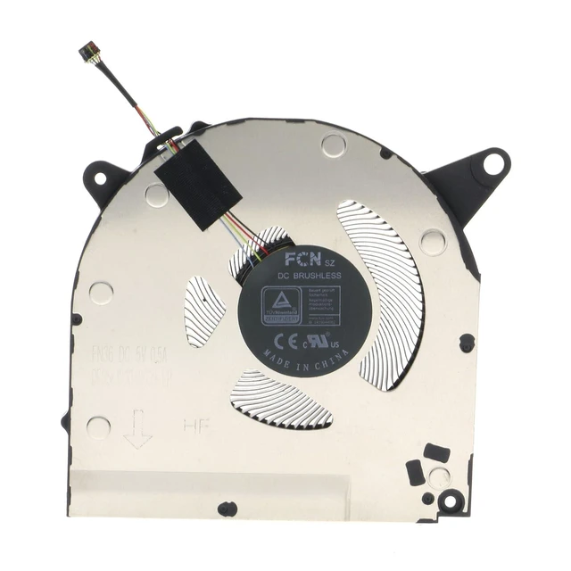 Alt view image 3 of 7 - 5F10S13923 Replacement CPU+GPU Cooling Fan for Lenovo Legion R9000X Y9000X S7-15IMH5 S7-15ARH5 S7-15ACH6 (2021) DFS5K121142629 FN35 DFS5K123043639 FN36 5V 0.5A