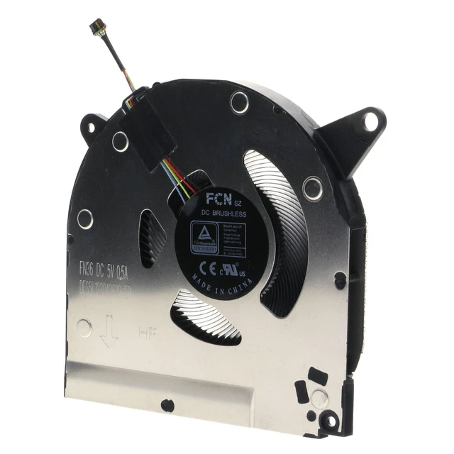 Alt view image 4 of 7 - 5F10S13923 Replacement CPU+GPU Cooling Fan for Lenovo Legion R9000X Y9000X S7-15IMH5 S7-15ARH5 S7-15ACH6 (2021) DFS5K121142629 FN35 DFS5K123043639 FN36 5V 0.5A