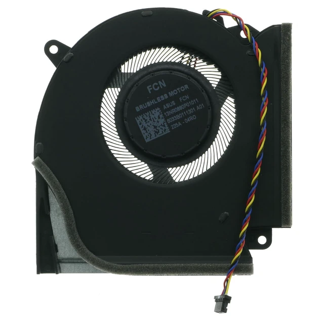 Alt view image 3 of 7 - CPU & GPU Cooling Fan Replacement for ASUS ROG Strix G15 G513RX G513RS G513RM G513RW / G17 G713RX G713RS G713RM G713RW, 13NR0880P01011 FPPL, 13NR0880P02011 FPPM, DC 12V 1A 4-Pin