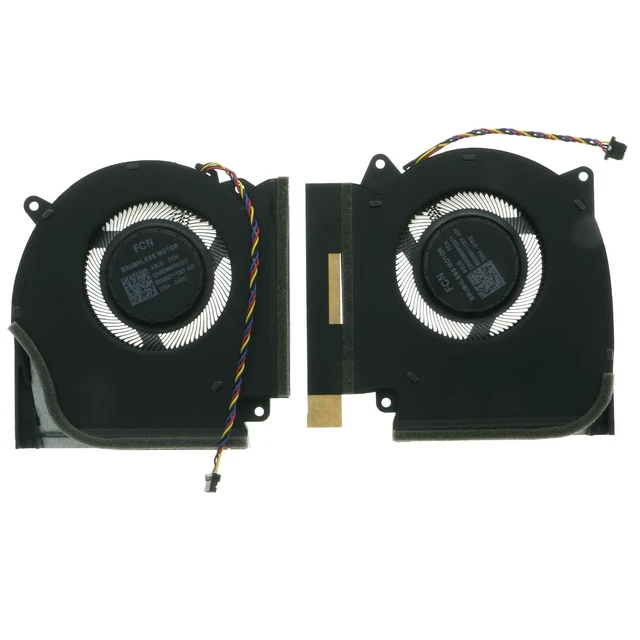 Alt view image 2 of 7 - CPU & GPU Cooling Fan Replacement for ASUS ROG Strix G15 G513RX G513RS G513RM G513RW / G17 G713RX G713RS G713RM G713RW, 13NR0880P01011 FPPL, 13NR0880P02011 FPPM, DC 12V 1A 4-Pin