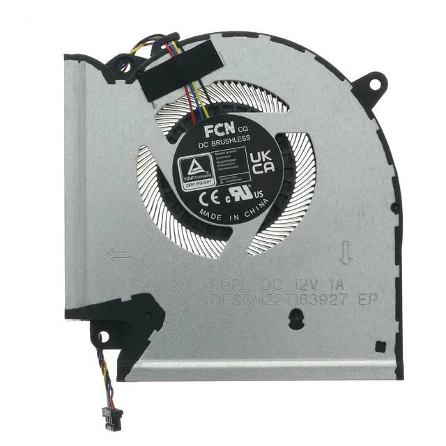 Alt view image 7 of 7 - CPU & GPU Cooling Fan Replacement for ASUS ROG Strix G15 G513RX G513RS G513RM G513RW / G17 G713RX G713RS G713RM G713RW, 13NR0880P01011 FPPL, 13NR0880P02011 FPPM, DC 12V 1A 4-Pin