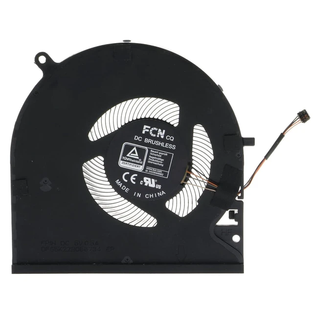 Alt view image 3 of 6 - Replacement CPU & GPU Cooling Fan for Razer Blade 15 Advanced Mid 2021 RZ09-0409AE FP1H DFS5K22B056734 FP1J DFS5K221155723 132944282 132944222