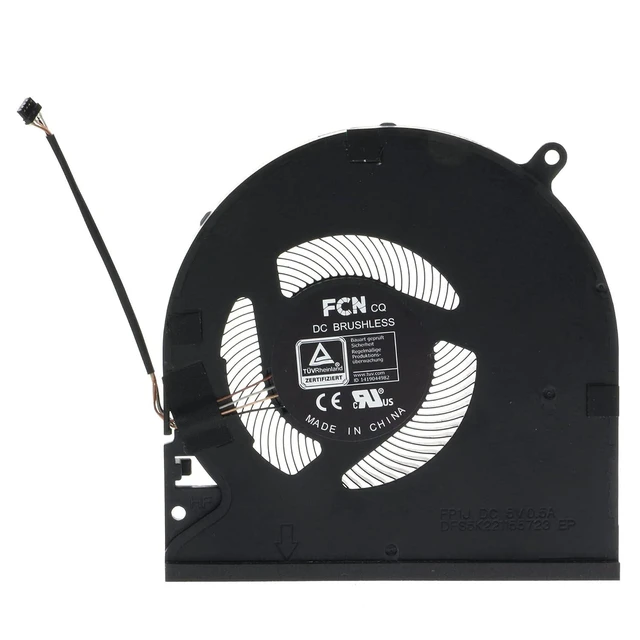Alt view image 4 of 6 - Replacement CPU & GPU Cooling Fan for Razer Blade 15 Advanced Mid 2021 RZ09-0409AE FP1H DFS5K22B056734 FP1J DFS5K221155723 132944282 132944222
