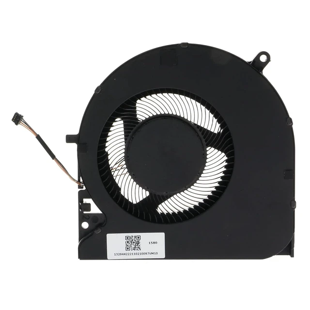 Alt view image 6 of 6 - Replacement CPU & GPU Cooling Fan for Razer Blade 15 Advanced Mid 2021 RZ09-0409AE FP1H DFS5K22B056734 FP1J DFS5K221155723 132944282 132944222