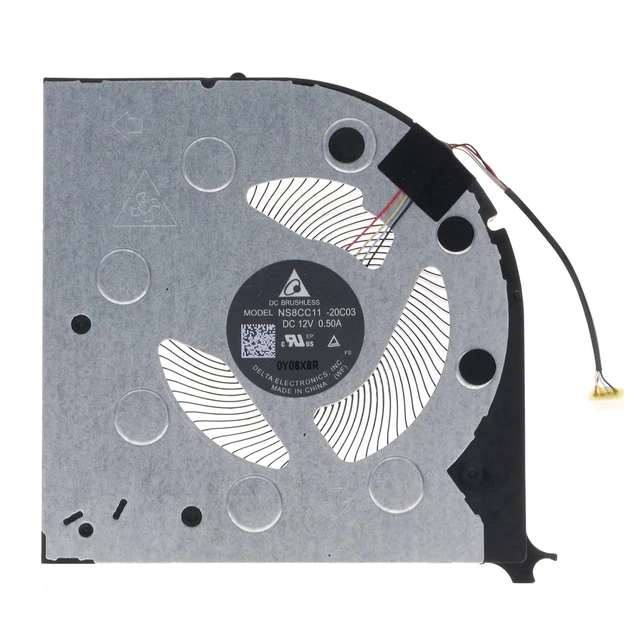 Alt view image 4 of 6 - Replacement CPU&GPU Cooling Fan for Lenovo Legion 7-15IMHG05 15IMH05 C7-15IMH05 2020 Model NS8CC11-20C03 NS8CC12-20C04 5H40S20076 5H40S20077