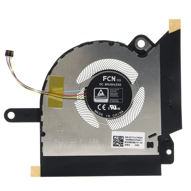 Alt view image 5 of 6 - Replacement CPU&GPU Cooling Fan for ASUS ROG Flow X13 GV301QC GV301QE GV301QH FMQM 13NR06C0T03011 FMQN 13NR06C0T04011