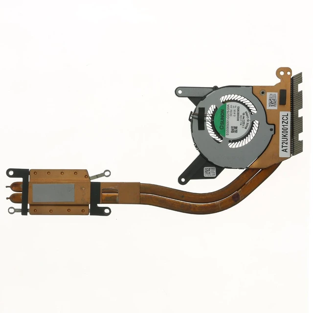 Alt view image 3 of 4 - CPU Cooling Fan with Heatsink Replacement for Dell Latitude 5410, 029MKF 29MKF AT2UK001ZCL 0HHKD2 HHKD2, DC 5V 0.41A 4-Pin Cooler Assembly