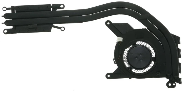 Alt view image 4 of 4 - CPU Cooling Fan with Heatsink Replacement for Dell Latitude 5410, 029MKF 29MKF AT2UK001ZCL 0HHKD2 HHKD2, DC 5V 0.41A 4-Pin Cooler Assembly