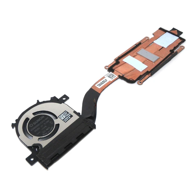 Alt view image 4 of 6 - CPU Cooling Fan with Heatsink Replacement for Dell XPS 13 9315, 07XGK0 0R9RN8, DC 5V 0.19A 4-Pin Cooler Assembly