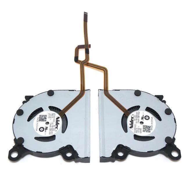 Alt view image 2 of 6 - CPU and GPU Cooling Fan Set Replacement for Surface Laptop Studio 1964 14.4", EC231K02 EC231K01 M1191320-001 M1191335-001 13N4-10B1J52 13N4-10B1K52, DC 5V 4-Pin