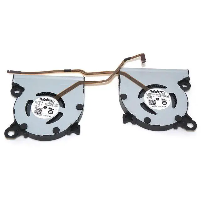 Alt view image 5 of 6 - CPU and GPU Cooling Fan Set Replacement for Surface Laptop Studio 1964 14.4", EC231K02 EC231K01 M1191320-001 M1191335-001 13N4-10B1J52 13N4-10B1K52, DC 5V 4-Pin