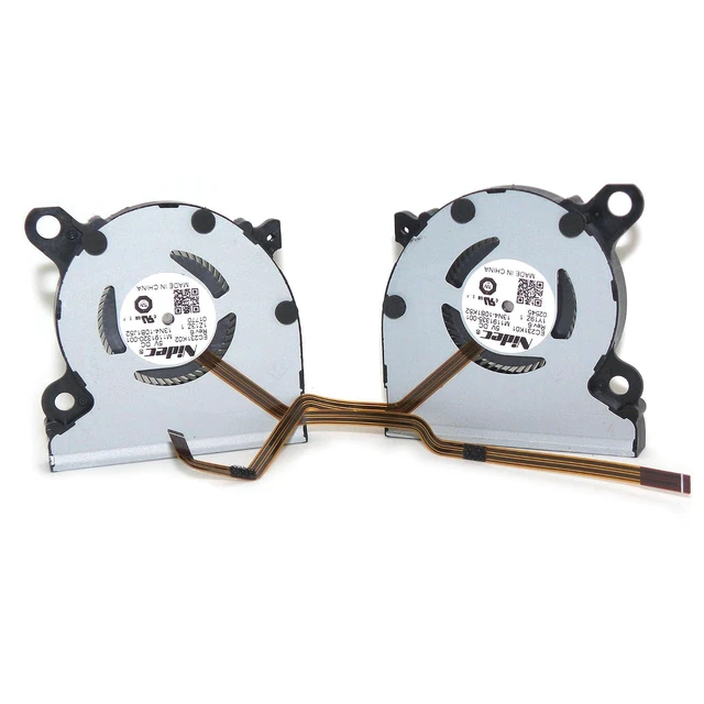 Alt view image 6 of 6 - CPU and GPU Cooling Fan Set Replacement for Surface Laptop Studio 1964 14.4", EC231K02 EC231K01 M1191320-001 M1191335-001 13N4-10B1J52 13N4-10B1K52, DC 5V 4-Pin
