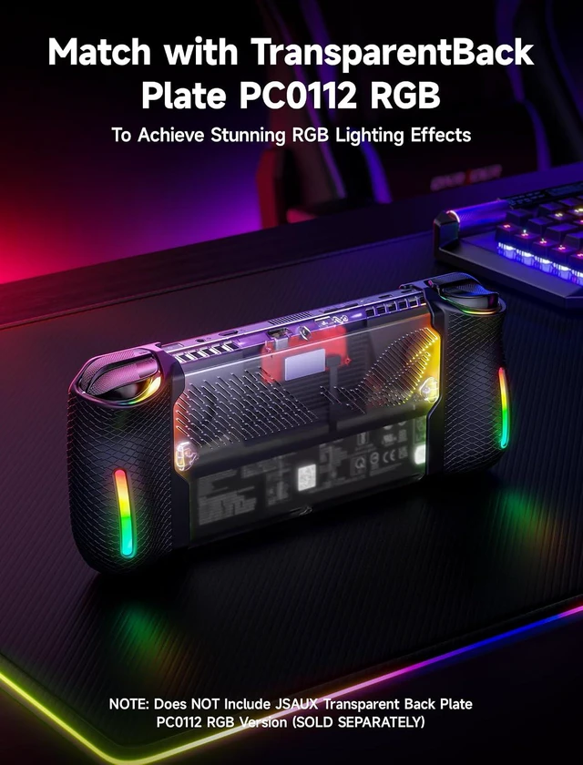 Alt view image 6 of 7 - Silicone Grip Protection Case Compatible with ROG Ally X(ONLY)- Black