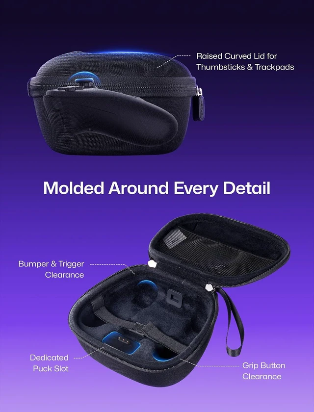 Alt view image 4 of 7 - Case for Steam Controller 2 (2026), Steam controller 2 Storage Case