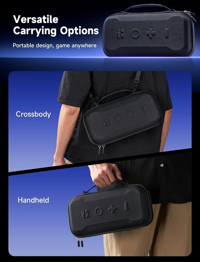 Alt view image 6 of 7 - Carrying Case for Lenovo Legion Go/Go S/Go 2, Large Hard Travel Bag
